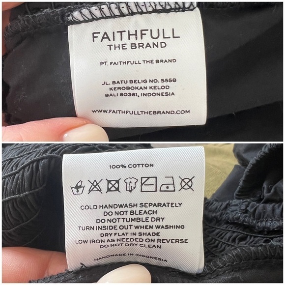 FAITHFULL THE BRAND • Joseva Top in Black - Picture 9 of 11